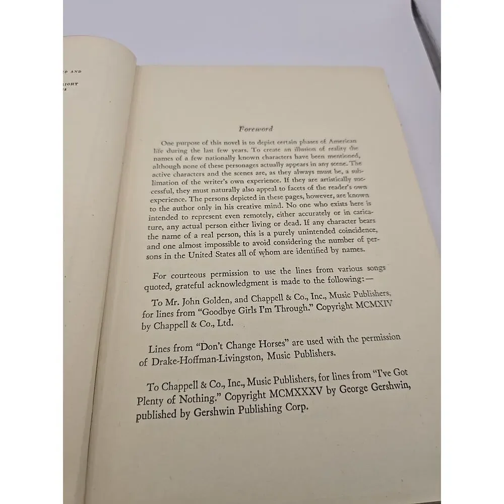 B.F.'s Daughter by John‎ P. Marquand Vintage HB 1946 hardcover